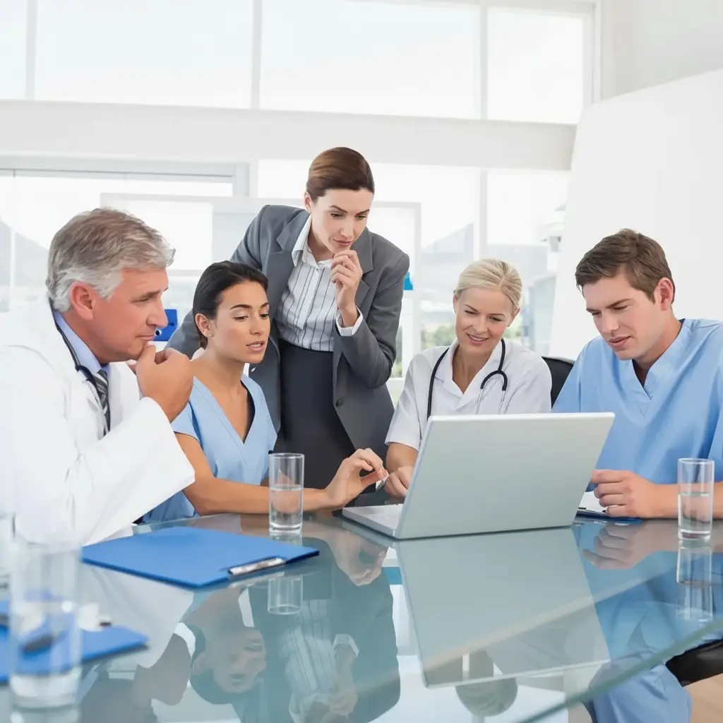 Dermatology clinic cro strategy meeting delivered by Pulse Digital Health, the healthcare-only marketing agency for Harley Street consultants