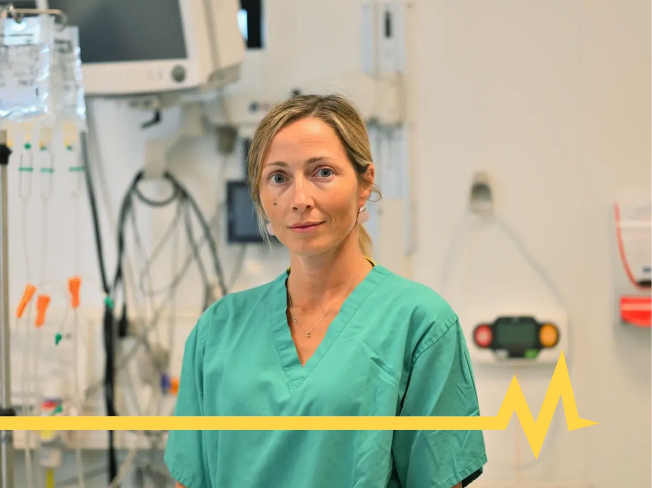 Clinician in a treatment room